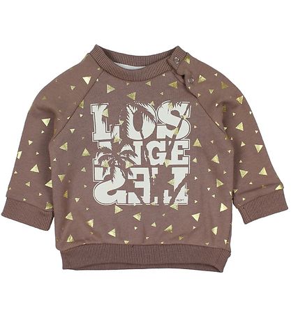 Petit by Sofie Schnoor Sweatshirt - Mattes Lila m. Gold Petit by Sofie Schnoor Sweatshirt - Mattes Lila m. Gold