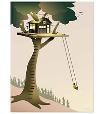 Poster Vissevasse - 30x40 - Tree House Poster Vissevasse - 30x40 - Tree House