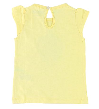 Mini A Ture Top - Anna Line - Yellow w. Strawberries
