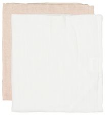CAMA Copenhagen Muslin Cloths - 2-Pack - 65x40 cm - White/Pink CAMA Copenhagen Muslin Cloths - 2-Pack - 65x40 cm - White/Pink