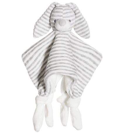 Doudou Teddykompaniet - Lapin - Gris/Blanc à Rayures Doudou Teddykompaniet - Lapin - Gris/Blanc à Rayures