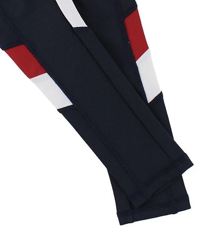 Tommy Hilfiger Leggings - Navy w. Red/White Tommy Hilfiger Leggings - Navy w. Red/White