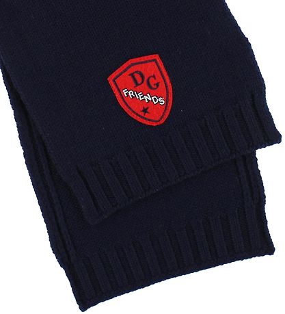 Dolce & Gabbana Scarf - 105x20 - Wool - Navy