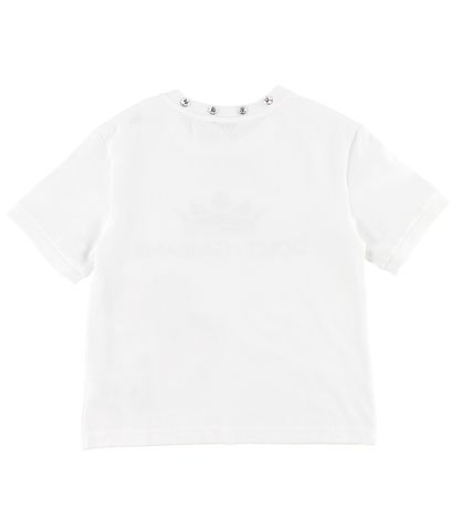 Dolce & Gabbana T-shirt - Vit m. Blomma
