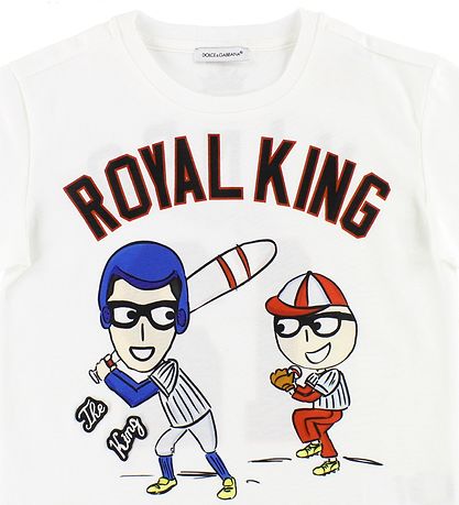 Dolce & Gabbana T-shirt - White w. Stefano & Domenico Dolce & Gabbana T-shirt - White w. Stefano & Domenico