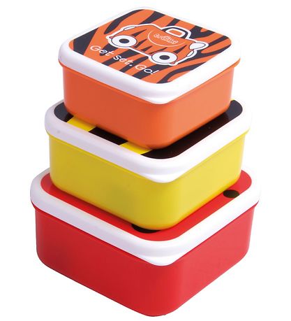 Trunki Snackbox - 3-Pack - Ladybird/Bee/Tiger Trunki Snackbox - 3-Pack - Ladybird/Bee/Tiger