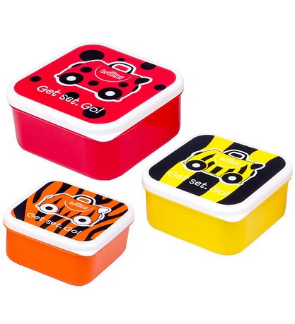 Trunki Snackbox - 3-Pack - Ladybird/Bee/Tiger Trunki Snackbox - 3-Pack - Ladybird/Bee/Tiger