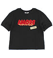 Dolce & Gabbana T-shirt - Black w. Amore Dolce & Gabbana T-shirt - Black w. Amore