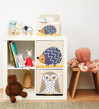 3 Sprouts Storage Box - 33x33x33 - Hedgehog