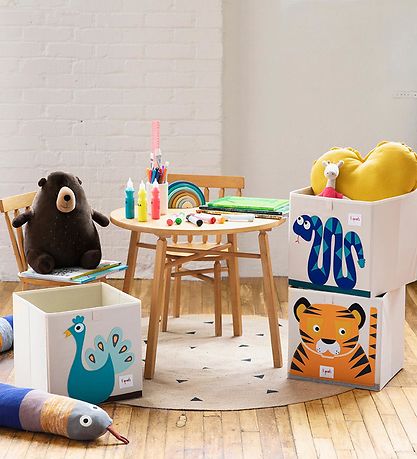 Boîte de rangement 3 Sprouts - 33x33x33 - Tuyau Boîte de rangement 3 Sprouts - 33x33x33 - Tuyau