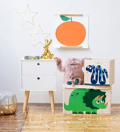 Boîte de rangement 3 Sprouts - 33x33x33 - Tuyau Boîte de rangement 3 Sprouts - 33x33x33 - Tuyau