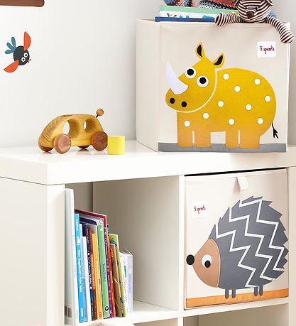3 Sprouts Storage Box - 33x33x33 - Rhinoceros