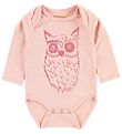 Soft Gallery Bodysuit L/S - Bob - Rose w. Owl Soft Gallery Bodysuit L/S - Bob - Rose w. Owl