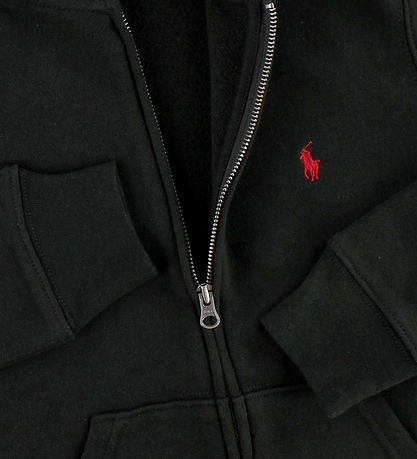 Polo Ralph Lauren Zip Thru Hoodie - Sweat - Black