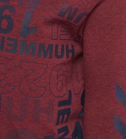 Hummel Blouse - HMLDerrick - Bordeaux w. Print
