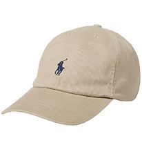 Polo Ralph Lauren Cap - Khaki w. Logo Polo Ralph Lauren Cap - Khaki w. Logo
