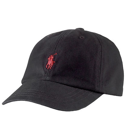 Polo Ralph Lauren Cap - Black w. Logo Polo Ralph Lauren Cap - Black w. Logo