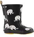 CeLaVi Rubber Boots - Black w. Elephants CeLaVi Rubber Boots - Black w. Elephants