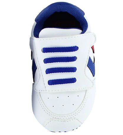 Hummel Slippers - HMLPre Runner - White/Navy/Red Hummel Slippers - HMLPre Runner - White/Navy/Red