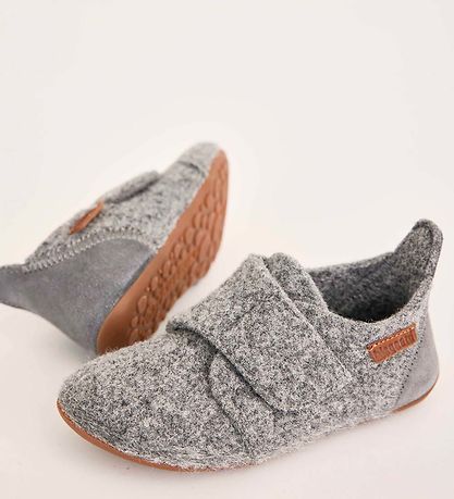 Bisgaard Slippers - Wool - Grey Bisgaard Slippers - Wool - Grey