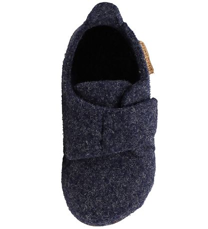 Bisgaard Slippers - Wool - Navy Bisgaard Slippers - Wool - Navy