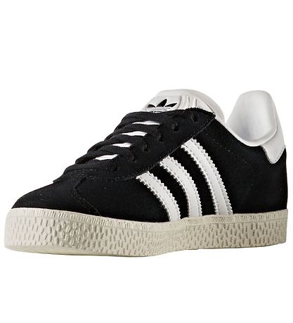 adidas Originals Shoe - Gazelle - Black/White w. Lace