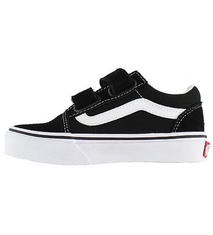 Vans Shoes - Old Skool - Black/White w. Velcro