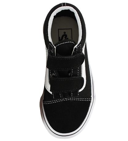 Vans Shoes - Old Skool - Black/White w. Velcro