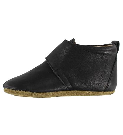 Bisgaard Soft Sole Leather Shoes - Black w. Star Bisgaard Soft Sole Leather Shoes - Black w. Star