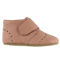 Bisgaard Soft Sole Leather Shoes - Rose w. Pointelle Bisgaard Soft Sole Leather Shoes - Rose w. Pointelle