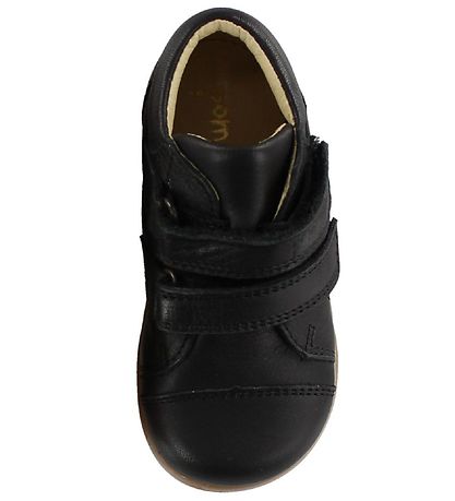 Pom Pom Fyrstu skórnir - Svart Pom Pom Fyrstu skórnir - Svart