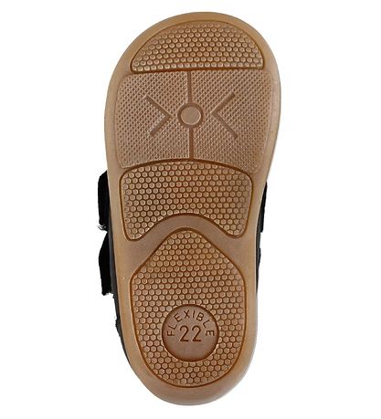 Pom Pom Fyrstu skórnir - Svart Pom Pom Fyrstu skórnir - Svart