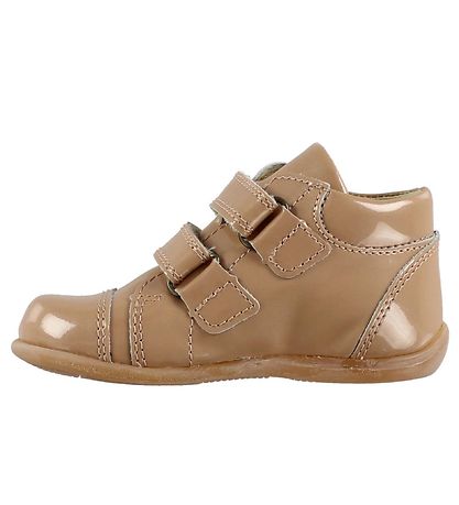 Pom Pom Fyrstu skórnir - Autt - Bleikt Pom Pom Fyrstu skórnir - Autt - Bleikt