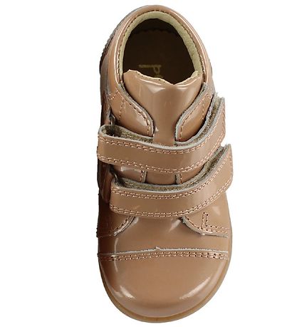 Pom Pom Fyrstu skórnir - Autt - Bleikt Pom Pom Fyrstu skórnir - Autt - Bleikt