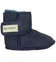 En Fant Sheepskin Slippers w. Lining - Navy