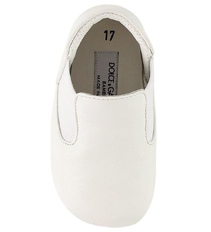 Dolce & Gabbana Soft Sole Leather Shoes - White Dolce & Gabbana Soft Sole Leather Shoes - White