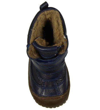 Bisgaard Winter Boots - Ellis - Tex - Navy w. Lining/Velcro