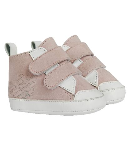 Emporio Armani Pantoffels - Sneakers - Roze/Wit Emporio Armani Pantoffels - Sneakers - Roze/Wit