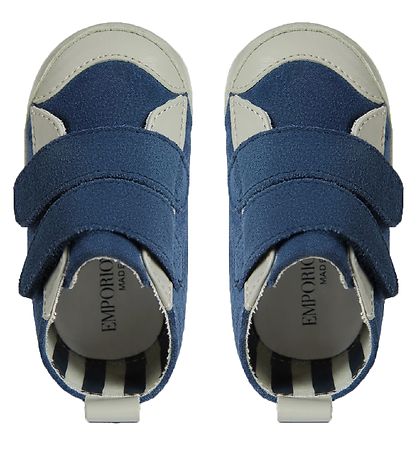 Emporio Armani Hausschuhe - Sneakers - Blau/Grau Emporio Armani Hausschuhe - Sneakers - Blau/Grau