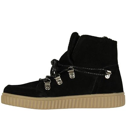 Petit by Sofie Schnoor Winter Boots - Black Suede w. Lace