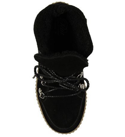 Petit by Sofie Schnoor Winter Boots - Black Suede w. Lace Petit by Sofie Schnoor Winter Boots - Black Suede w. Lace