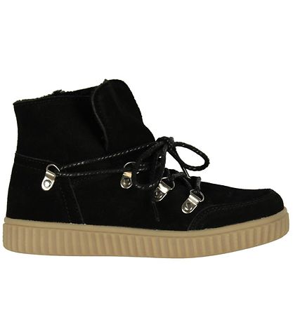 Petit by Sofie Schnoor Winter Boots - Black Suede w. Lace