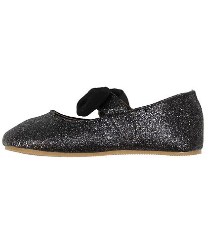 Petit by Sofie Schnoor Ballerina Slippers - Glitter w. Bow Petit by Sofie Schnoor Ballerina Slippers - Glitter w. Bow
