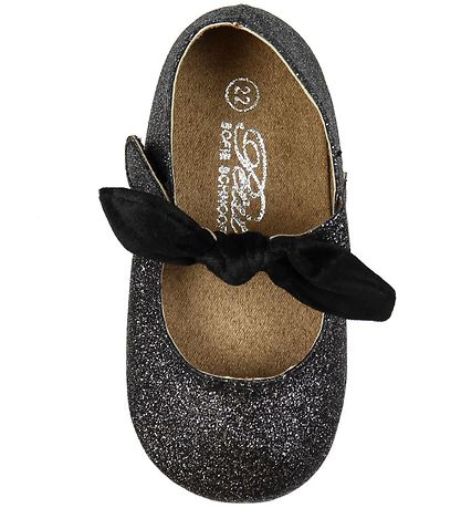Petit by Sofie Schnoor Ballerina Slippers - Glitter w. Bow Petit by Sofie Schnoor Ballerina Slippers - Glitter w. Bow