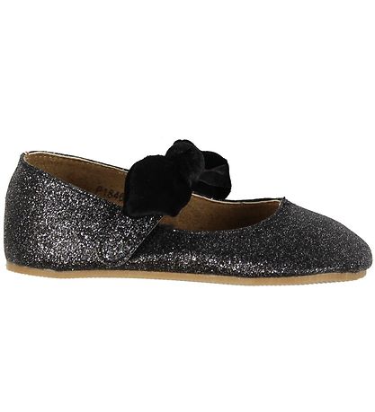 Petit by Sofie Schnoor Ballerina Slippers - Glitter w. Bow