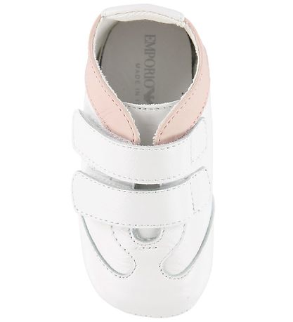 Chaussures en cuir à semelle souple Emporio Armani - Blanc av. P Chaussures en cuir à semelle souple Emporio Armani - Blanc av. P