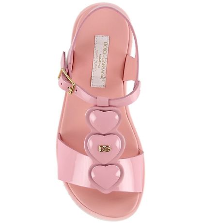 Dolce & Gabbana Sandals - Pink w. Hearts Dolce & Gabbana Sandals - Pink w. Hearts