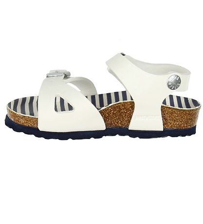 Birkenstock Sandals - Rio - Nautical Stripes White