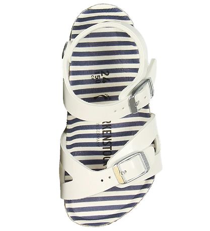 Birkenstock Sandals - Rio - Nautical Stripes White