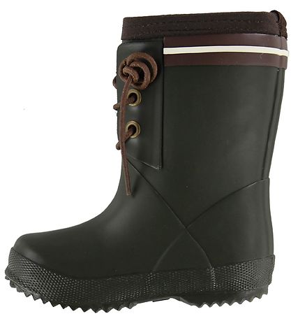 Bisgaard Thermo Boots - Army Green/Brown w. Laces Bisgaard Thermo Boots - Army Green/Brown w. Laces